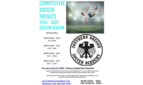 Tryouts!